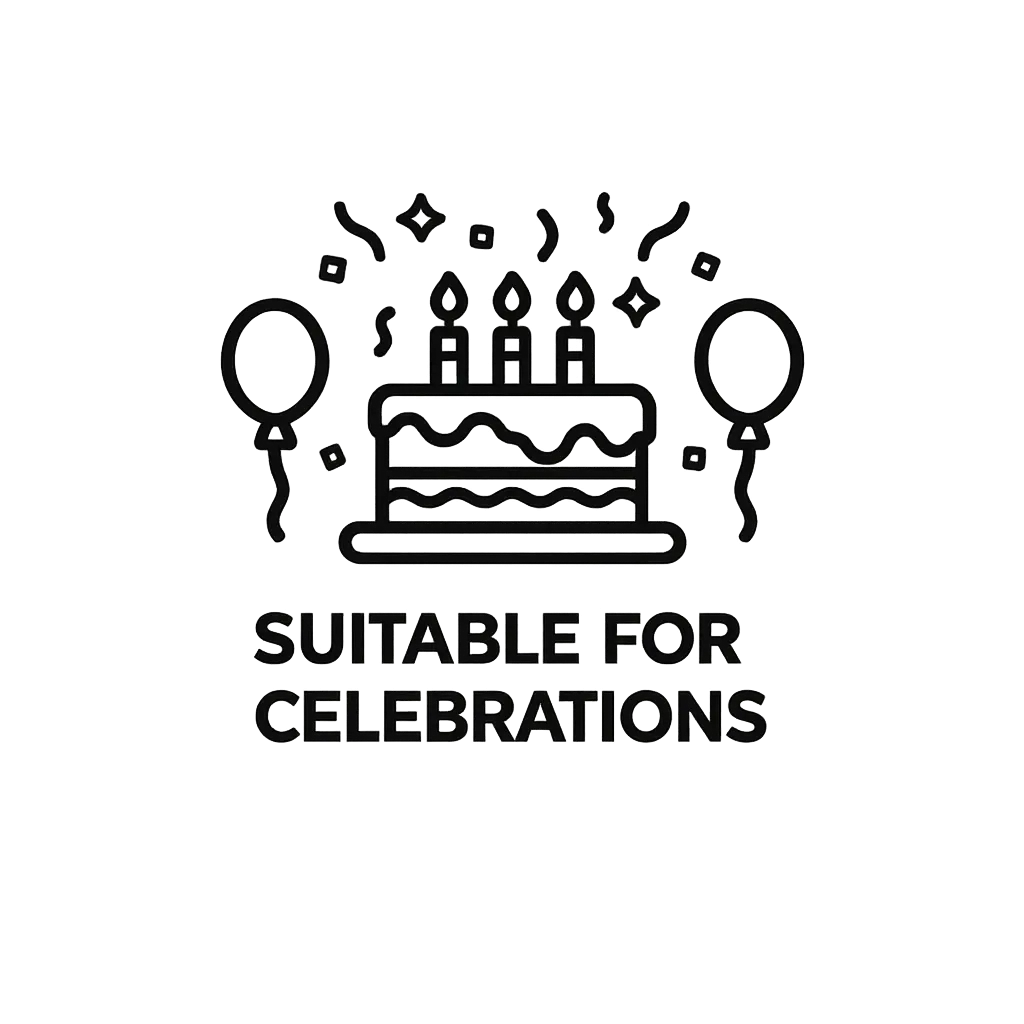 Suitable for celebrations